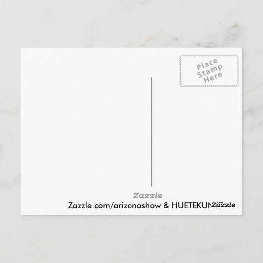 "Green Arizona" Briefkaart (Achterkant)