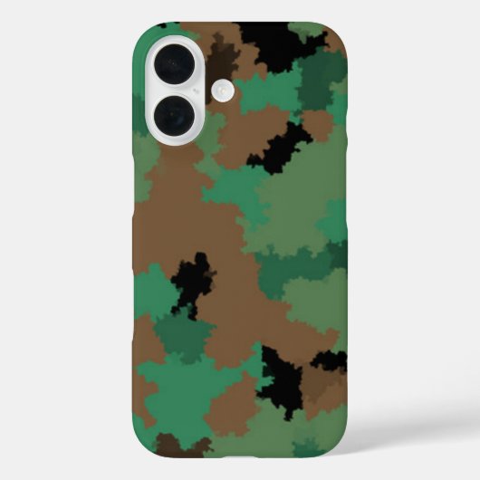 Green Army Oerwoud Camouflage Patroon Ontwerp Case-Mate iPhone Case (Achterkant)