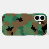 Green Army Oerwoud Camouflage Patroon Ontwerp Case-Mate iPhone Case (Achterkant (horizontaal))