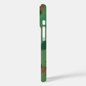 Green Army Oerwoud Camouflage Patroon Ontwerp Case-Mate iPhone Case (Achterkant / Links)