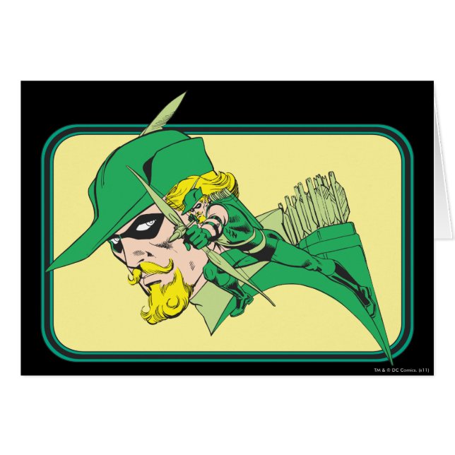Green Arrow Head Shot (Voorkant Horizontaal)