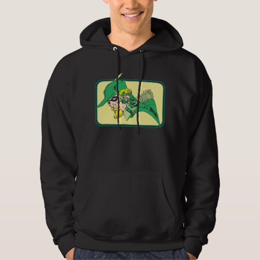 Green Arrow Head Shot Hoodie (Voorkant)