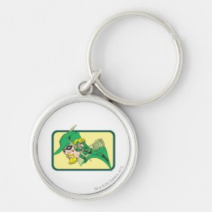 Green Arrow Head Shot Sleutelhanger