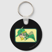 Green Arrow Head Shot Sleutelhanger (Voorkant)