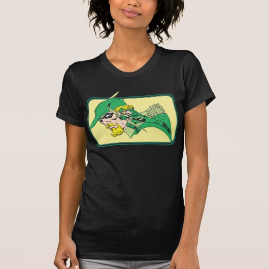 Green Arrow Head Shot T-shirt (Voorkant)