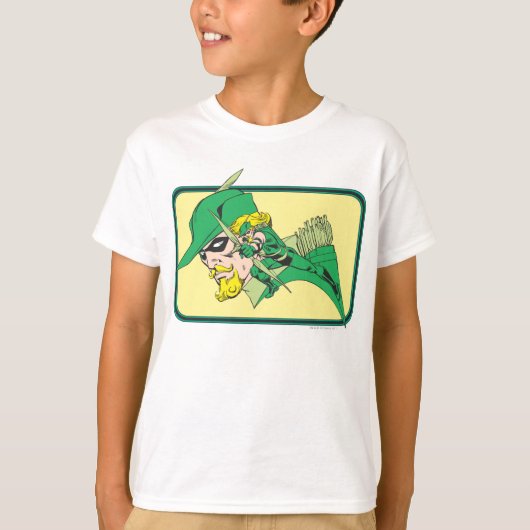 Green Arrow Head Shot T-shirt (Voorkant)