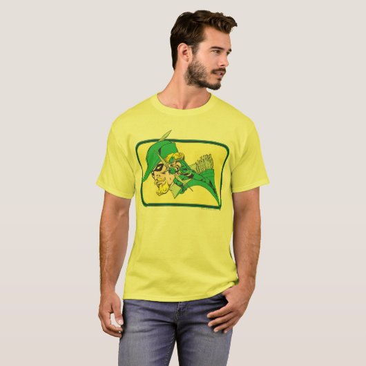 Green Arrow Head Shot T-shirt (Voorkant volledig)