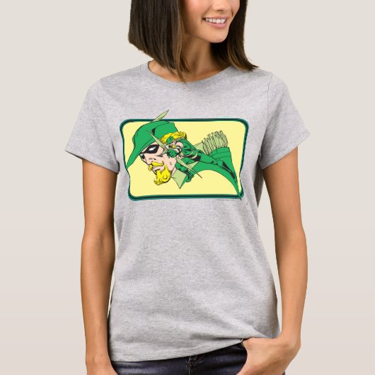 Green Arrow Head Shot T-shirt (Voorkant)