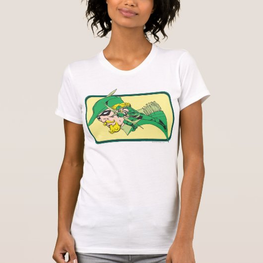 Green Arrow Head Shot T-shirt (Voorkant)