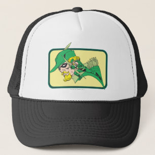 Green Arrow Head Shot Trucker Pet