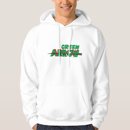 Green Arrow Logo 2 Hoodie (Voorkant)
