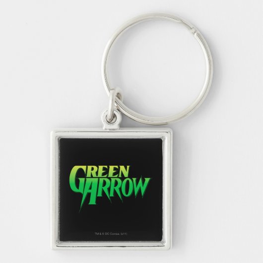 Green Arrow Logo 3 Sleutelhanger (Voorkant)