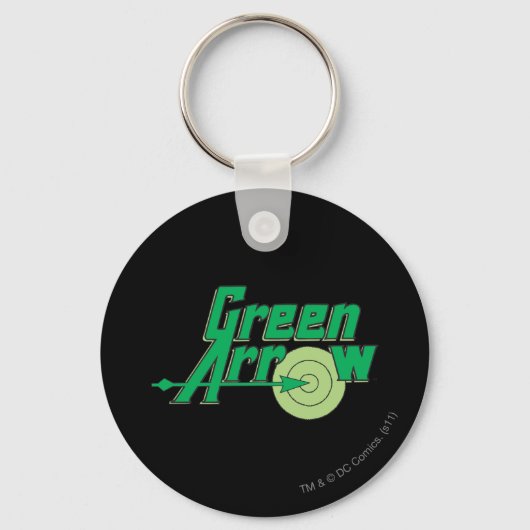 Green Arrow Logo Sleutelhanger (Voorkant)