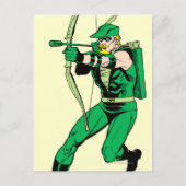 Green Arrow Shooting Arrow Briefkaart (Voorkant)