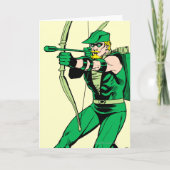 Green Arrow Shooting Arrow Kaart (Voorkant)
