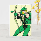 Green Arrow Shooting Arrow Kaart (Gele Bloem)
