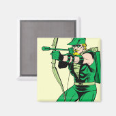 Green Arrow Shooting Arrow Magneet (Voorkant / Achterkant)