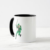 Green Arrow Shooting Arrow Mok (Voorkant links)