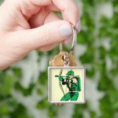 Green Arrow Shooting Arrow Sleutelhanger (Hand)
