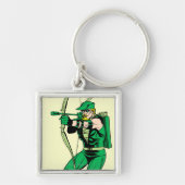 Green Arrow Shooting Arrow Sleutelhanger (Voorkant)