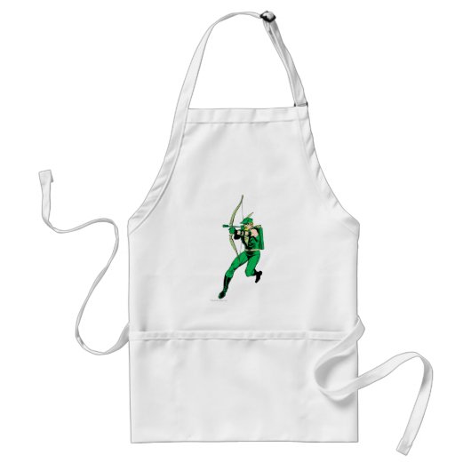 Green Arrow Shooting Arrow Standaard Schort (Voorkant)