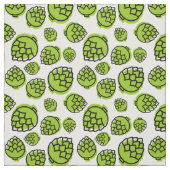 Green Artichoke Pattern Stof (Swatch)