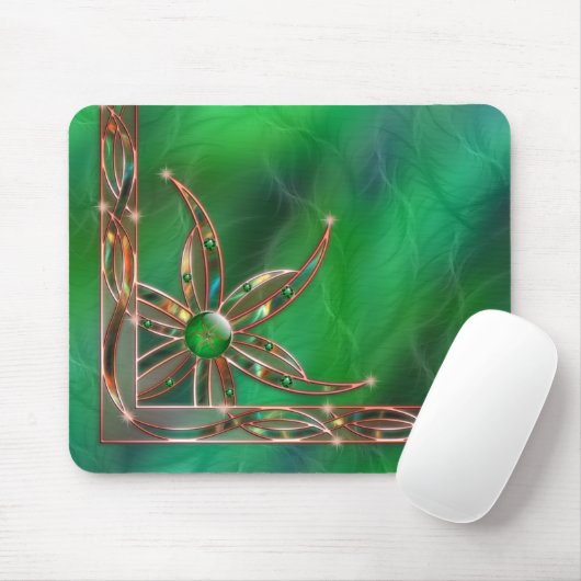 Green As the Grass Mousepad Muismat (Met muis)