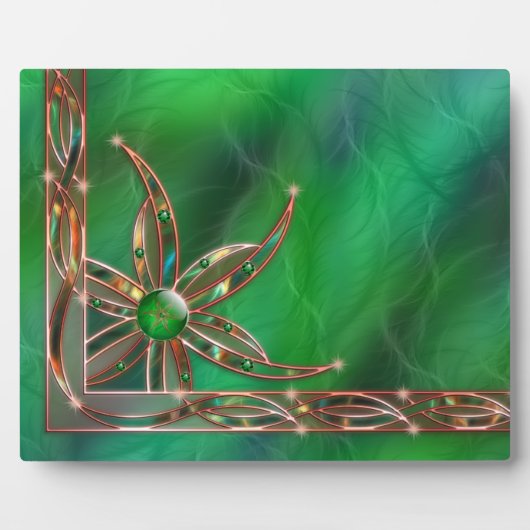 Green As the Grass Photo Plaque Fotoplaat (Voorkant)