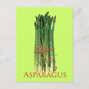 Green Asparagus Briefkaart