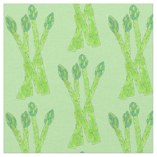 Green Asparagus Spears Vegetable Garden Veggie Veg Stof