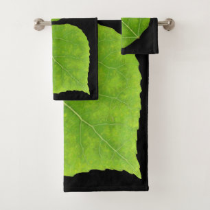 Green Aspen Leaf #11 Bad Handdoek