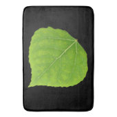 Green Aspen Leaf #11 Badmat (Voorkant Verticaal)