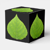 Green Aspen Leaf #11 Bedankdoosjes (Achterkant)