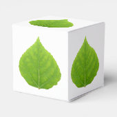 Green Aspen Leaf #11 Bedankdoosjes (Achterkant)