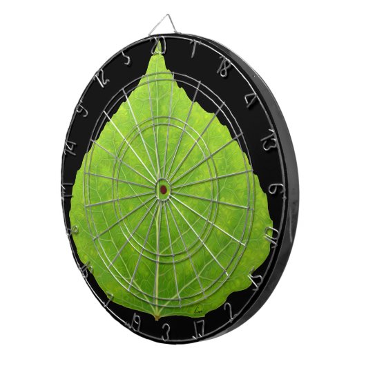 Green Aspen Leaf #11 Dartbord (Voorkant Rechts)