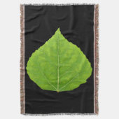 Green Aspen Leaf #11 Deken (Voorkant Verticaal)