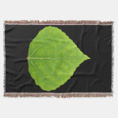 Green Aspen Leaf #11 Deken (Voorkant)