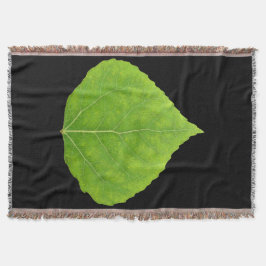 Green Aspen Leaf #11 Deken