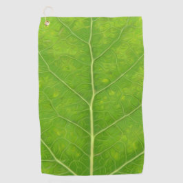 Green Aspen Leaf #11 Golfhanddoek