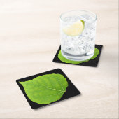 Green Aspen Leaf #11 Kartonnen Onderzetters (Insitu)