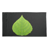 Green Aspen Leaf #11 Kussensloop (Achterkant-Links)