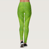 Green Aspen Leaf #11 Leggings (Achterkant)