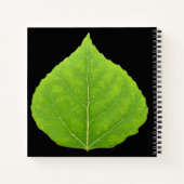 Green Aspen Leaf #11 Notitieboek (Achterkant)
