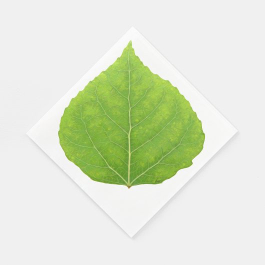 Green Aspen Leaf #11 Servetten (Hoek)