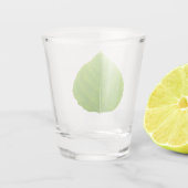 Green Aspen Leaf #11 Shot Glas (Achterkant)