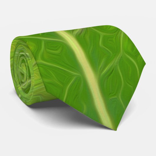 Green Aspen Leaf #11 Stropdas (Opgerold)