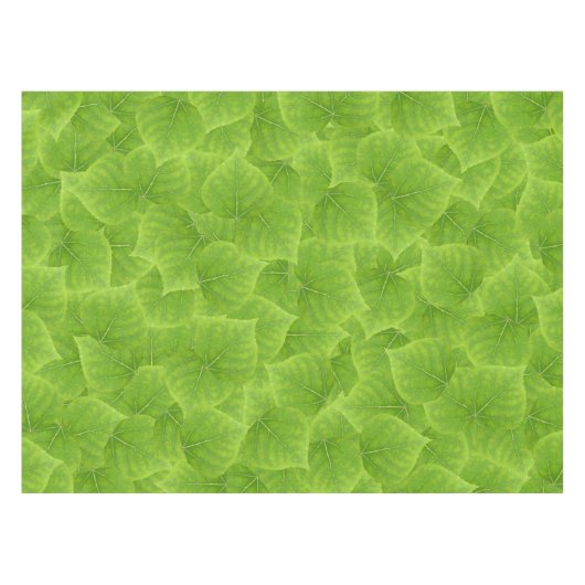 Green Aspen Leaf #11 Tafelkleed (Voorkant (Horizontaal))