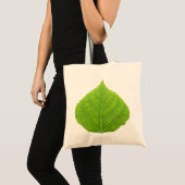 Green Aspen Leaf #11 Tote Bag (Voorkant (product))