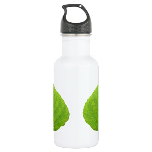 Green Aspen Leaf #11 Waterfles (Achterkant)