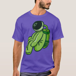 Green Astronaut ASTRO NAUT T-shirt